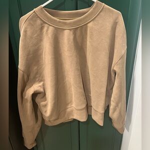 Lululemon soft stream perfectly oversized cropped crew